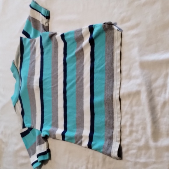 Boys collar shirt Size M (7-8) By Place Color: Blues, Whit & grey 100% Cotton - Picture 10 of 10